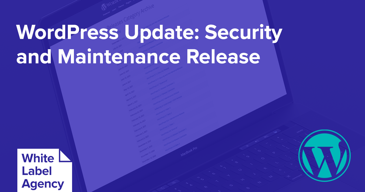 WordPress Update: Security and Maintenance Release
