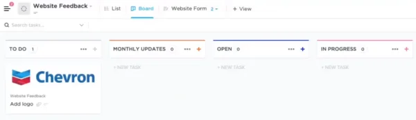 support ticket in ToDo