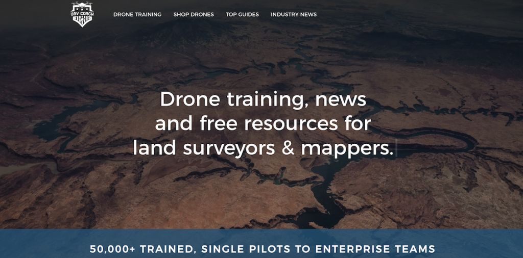 UAV Coach - The White Label WordPress portfolio