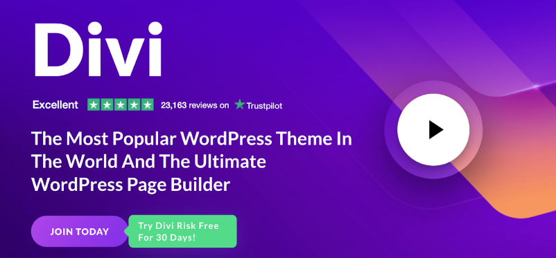 Divi, a WordPress editor - Essential WordPress Divi plugins