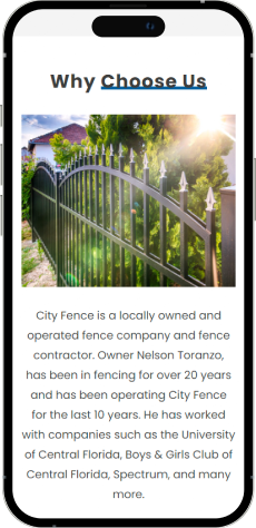 Title of page - City Fence