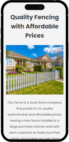 Title of page - City Fence