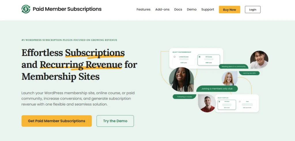 Paid Member Subscription - wordpress membership plugin