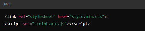 Manual Minification Code - WordPress Issues