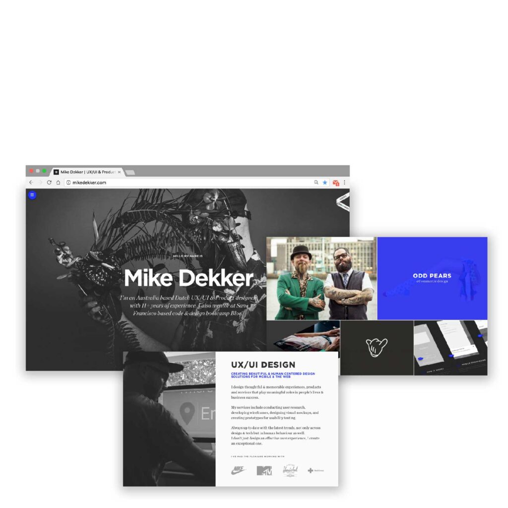 Custom WordPress development - Mike Dekker case