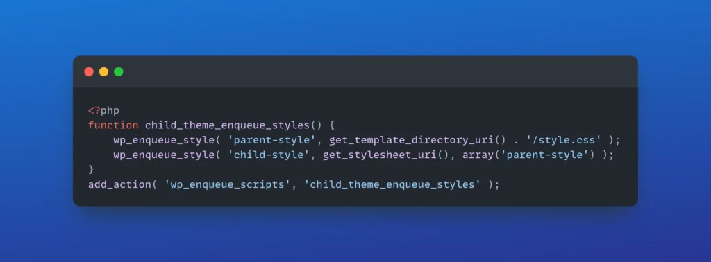 php code - WordPress backend