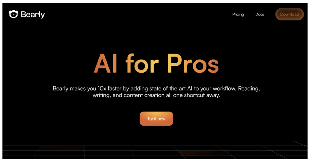 Bearly.ai - Best Google Ads copywriting software