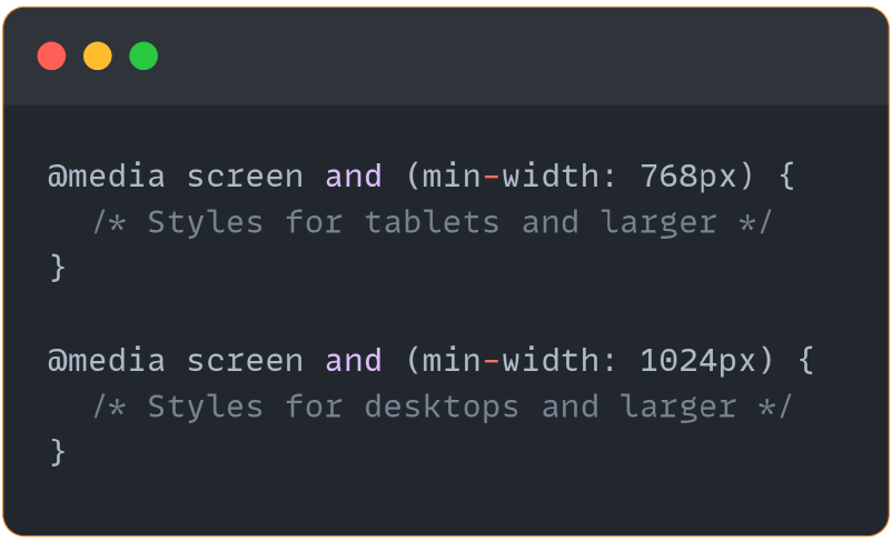 Media code snippet for converting designs of Sketch to WordPress