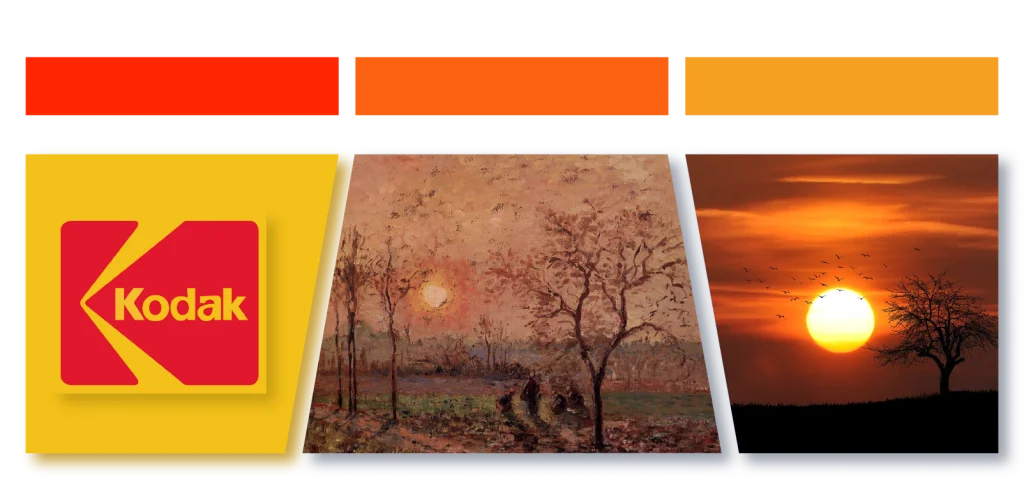 Red-Orange Analogous Colors Examples