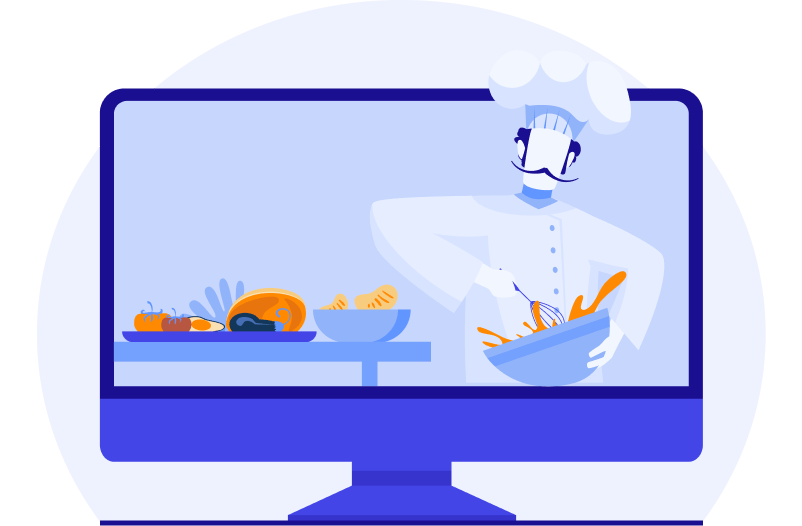 Restaurant website features