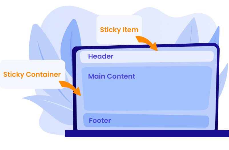 Sticky header - CSS